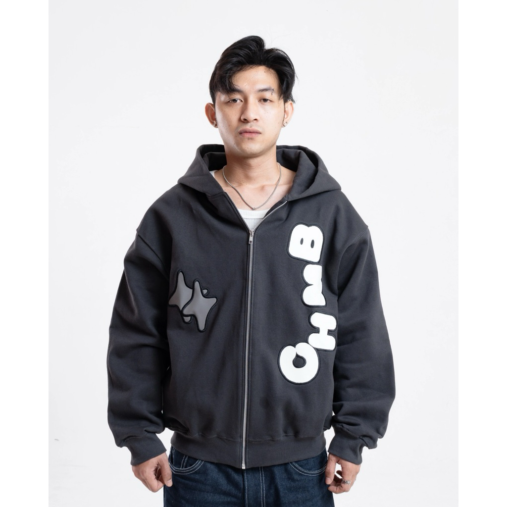 Boxy Zip Hoodie Chambredelavain - Sensational GR