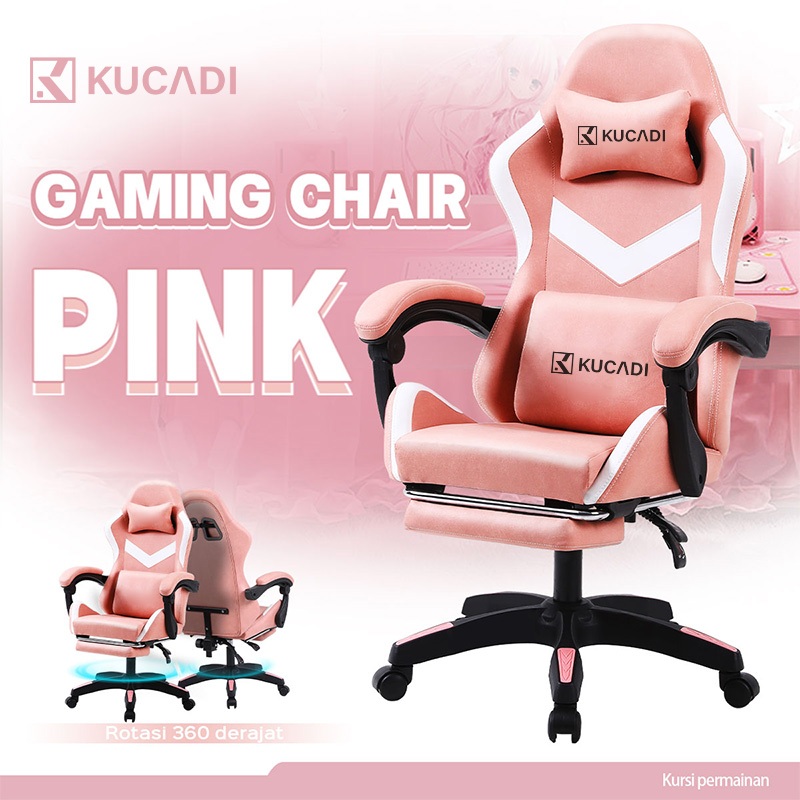 [Pengiriman Dari Medan ] KUCADI Kursi Gaming Kursi Kantor Gaming Chair  Kursi Kerja Kursi Belajar Ku
