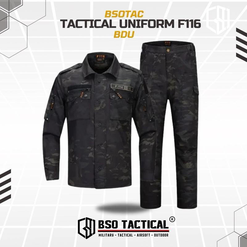BDU Tactical Uniform F116 Outdoor Camouflage Set