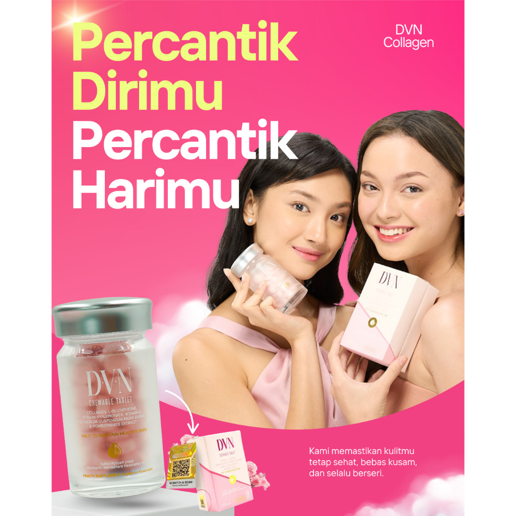 DVN Collagen Original 100% DVN ASLI | DVN KOLAGEN ASLI | DVN BARCODE & BPOM