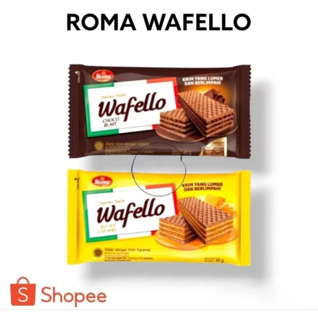 

Wafello Rasa Chocolate 34gr ( 1pack isi 10pcs)