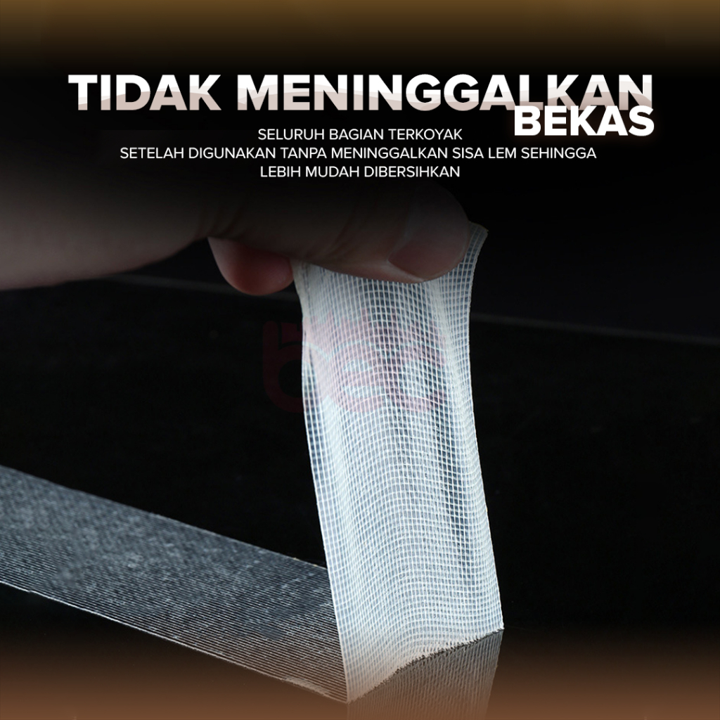 

[Bec] Double Tape Kain Dua Sisi Tanpa Bekas Isolasi 2 Sisi Solatip Tape