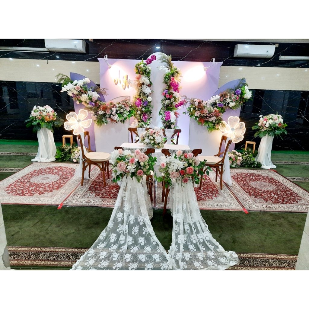 Dekorasi Akad Nikah 3 meter (paket akad murah)
