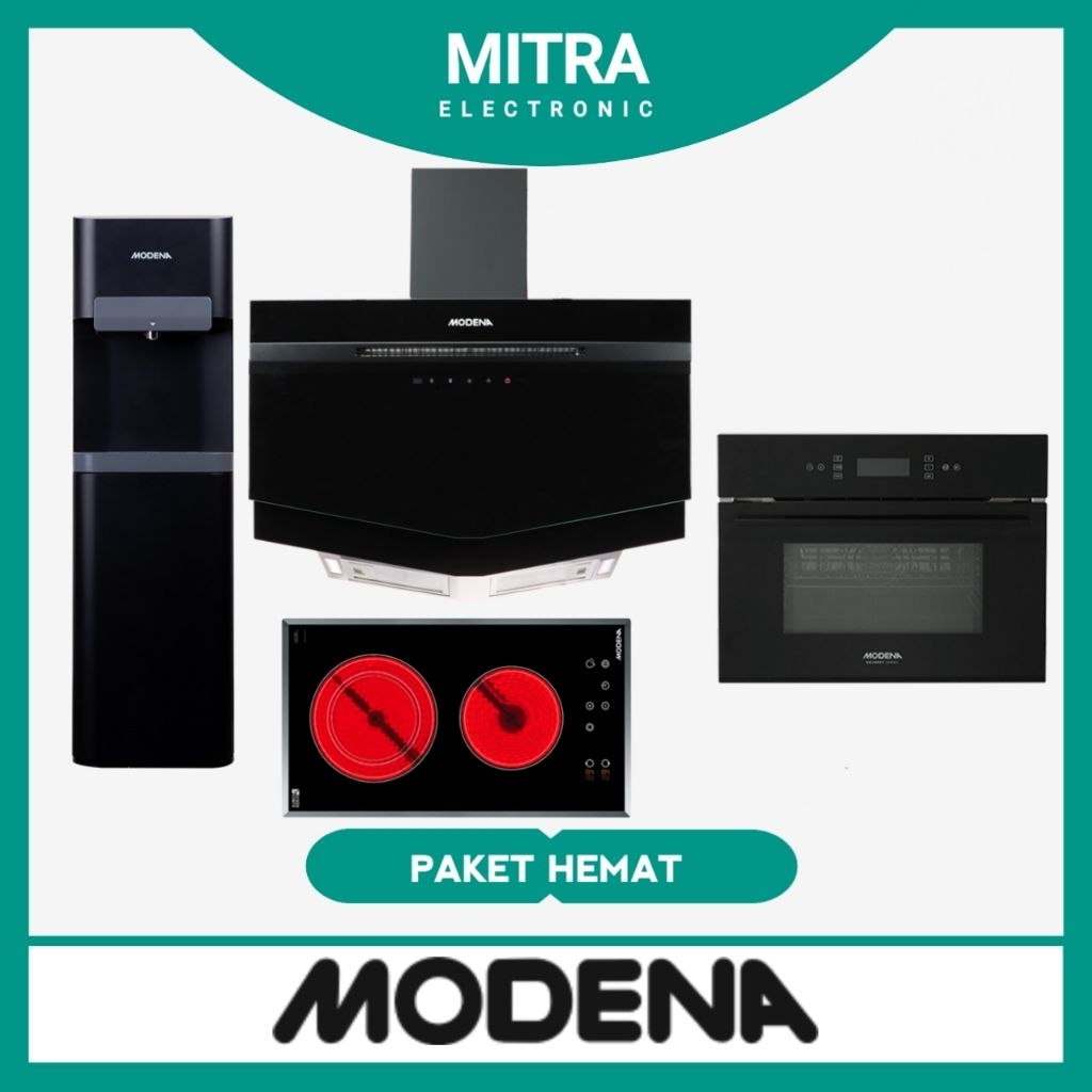 Paket Hemat kompor Modena oven + kompor listrik