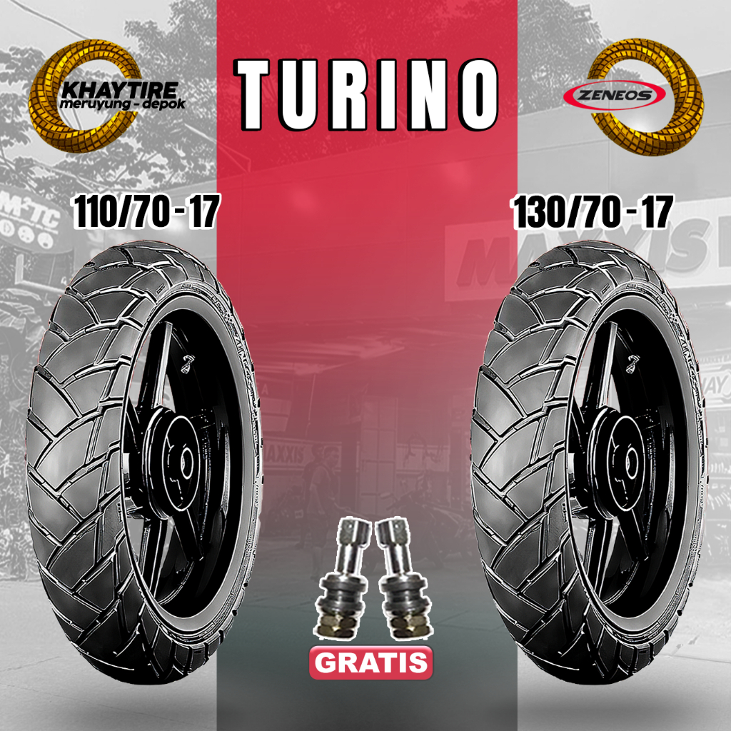 BAN MOTOR RING 17 SUPERMOTO DUAL PURPOSE ZENEOS TURINO TUBELESS
