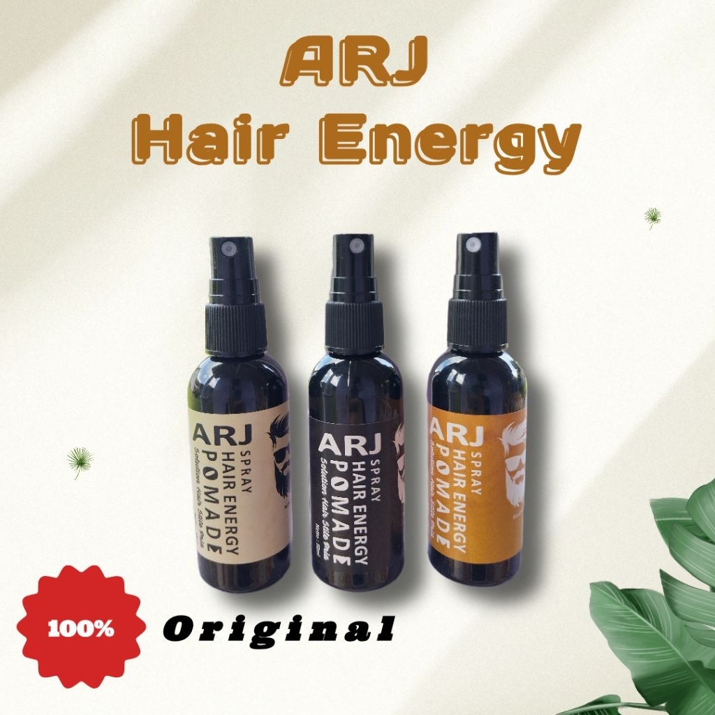 Hair Spray Minyak Rambut Pria Solusi Rambut Kering Minyak Kelapa Minyak Kemiri 50ml COD