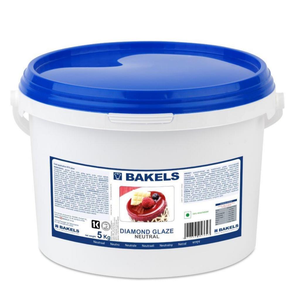 

Bakels diamond glaze Neutral 250gr Gula dekorasi Crystal jelly glaze mirror glaze