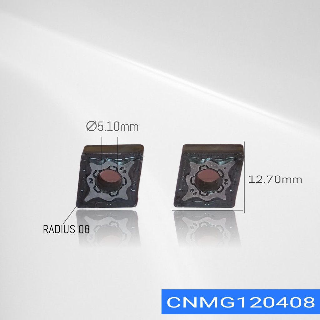 insert CNMG12 ISCAR Pahat CNMG120408 M3P 8250  Mata pisau bubut CNMG 12 04 Bekas