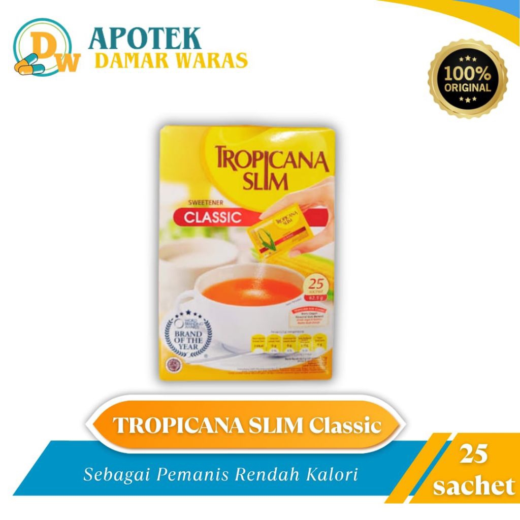 

Tropicana Slim Classic 25 sachet
