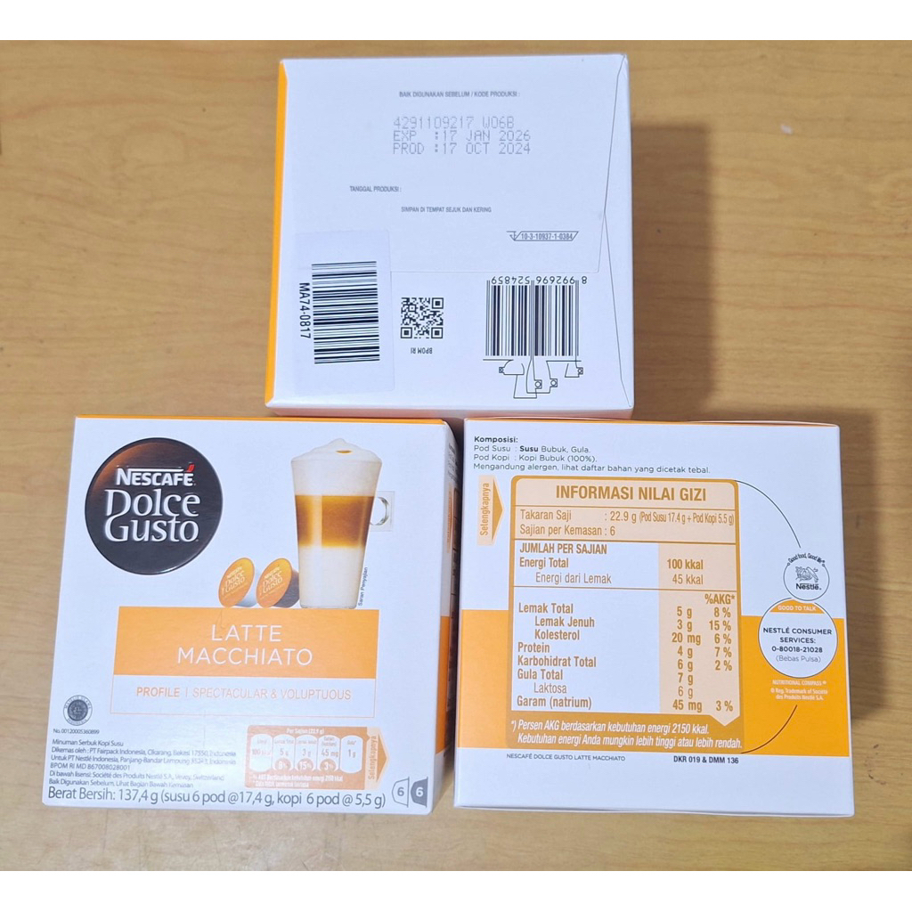 

Nescafe dolce gusto capsule latte machiato