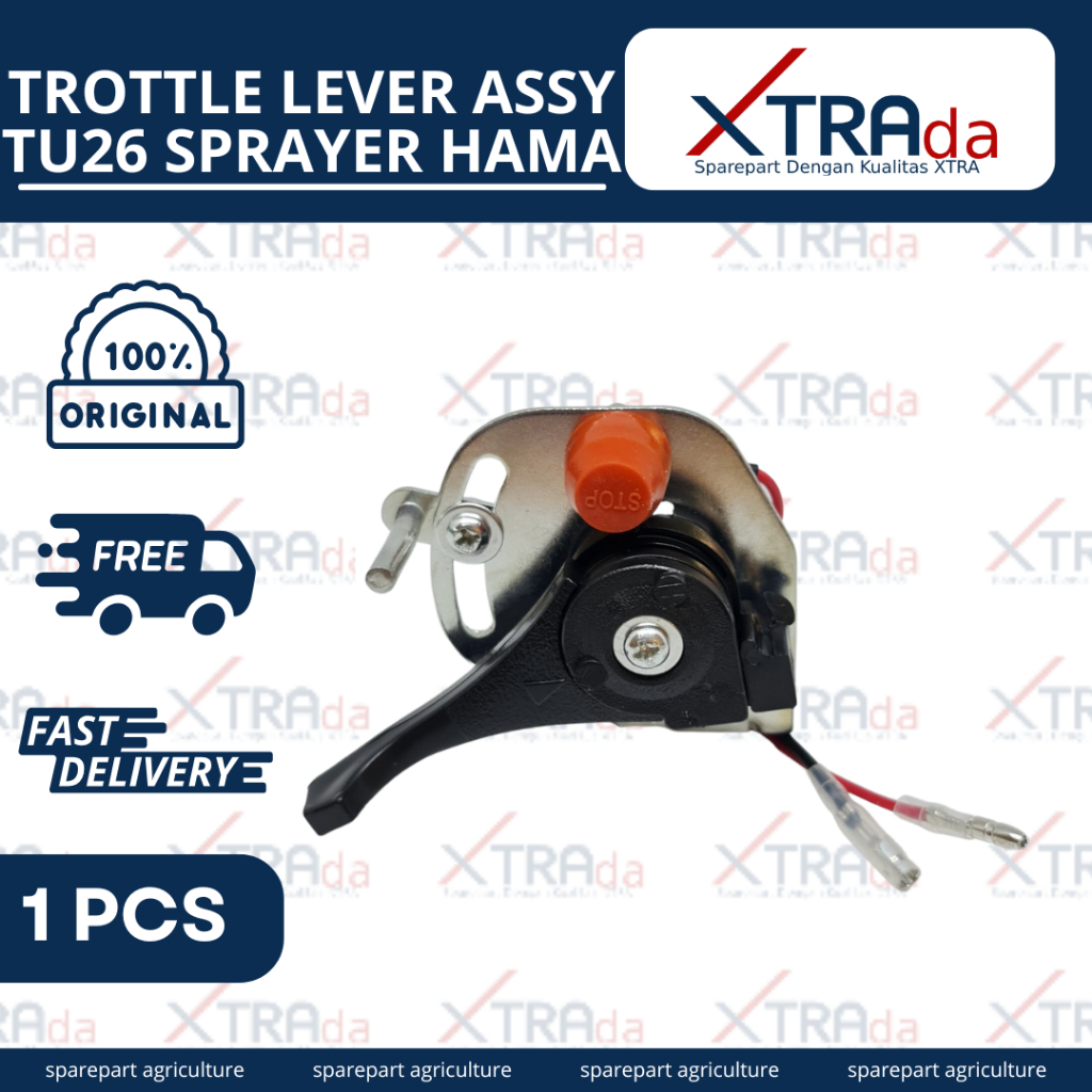 Handle Gas Stelan Gas Throttle Lever Engine Genset Mesin Penggerak