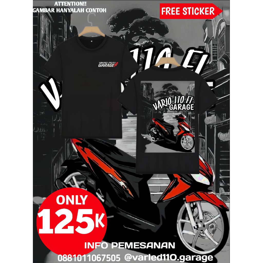 PO KAOS VARIO 110 FI GARAGE
