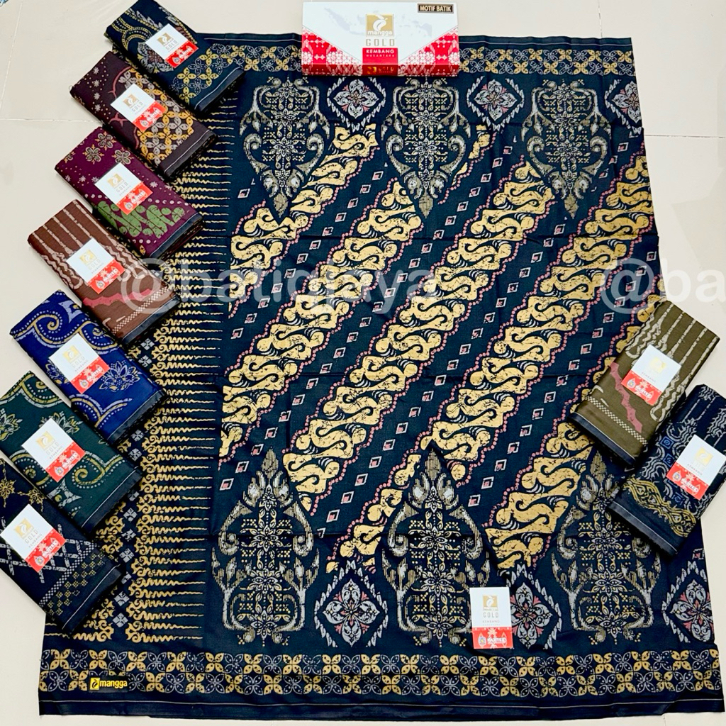 Sarung Pria Mangga Gold Nusantara Batik