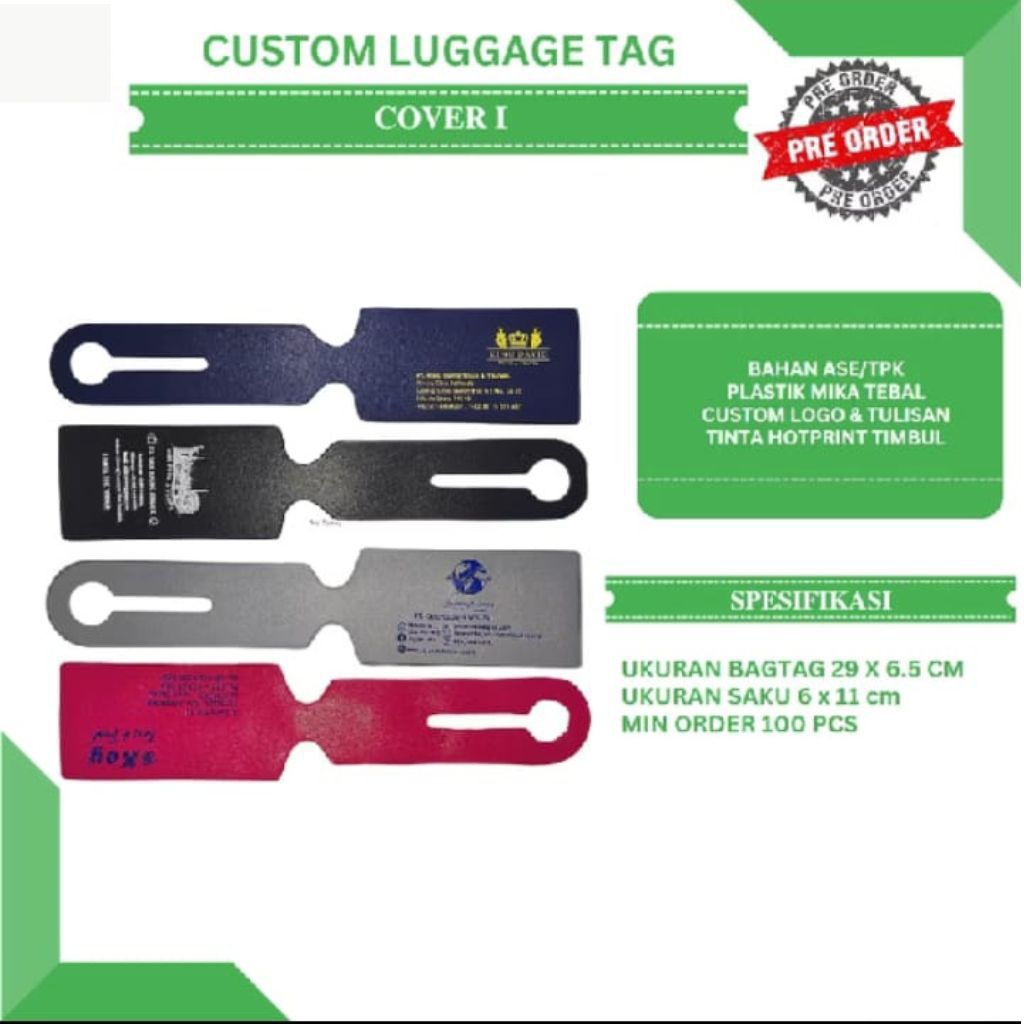 Tag Koper,Penanda koper,name tag koper