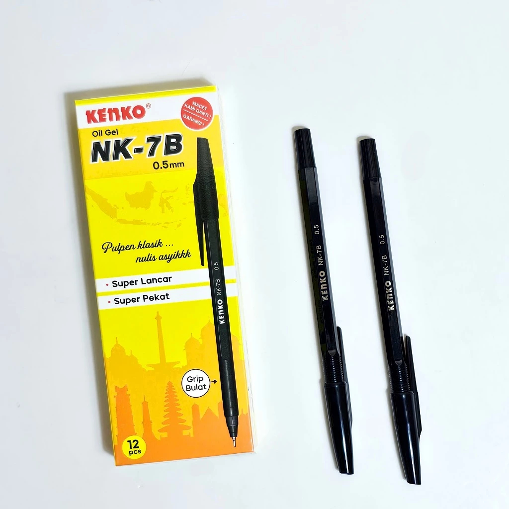

[ 1 LUSIN ] PEN KENKO NK-7B HITAM