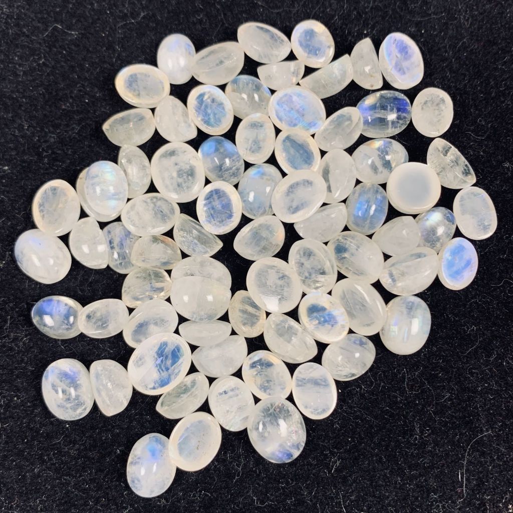 Natural Lepasan Moonstone - Moonstone Loose - Batu Biduri Bulan