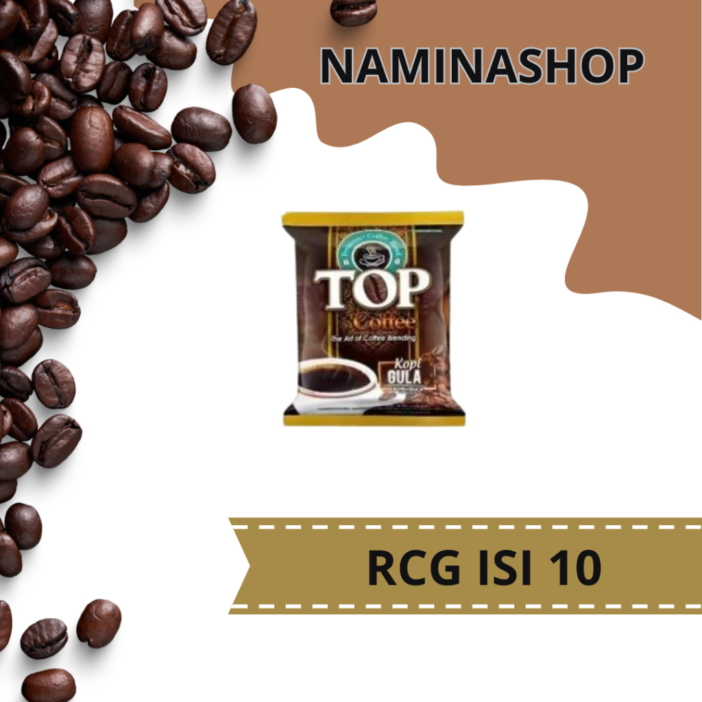 

TOP COFFEE 2 IN 1 KOPI GULA RCG 10x25G