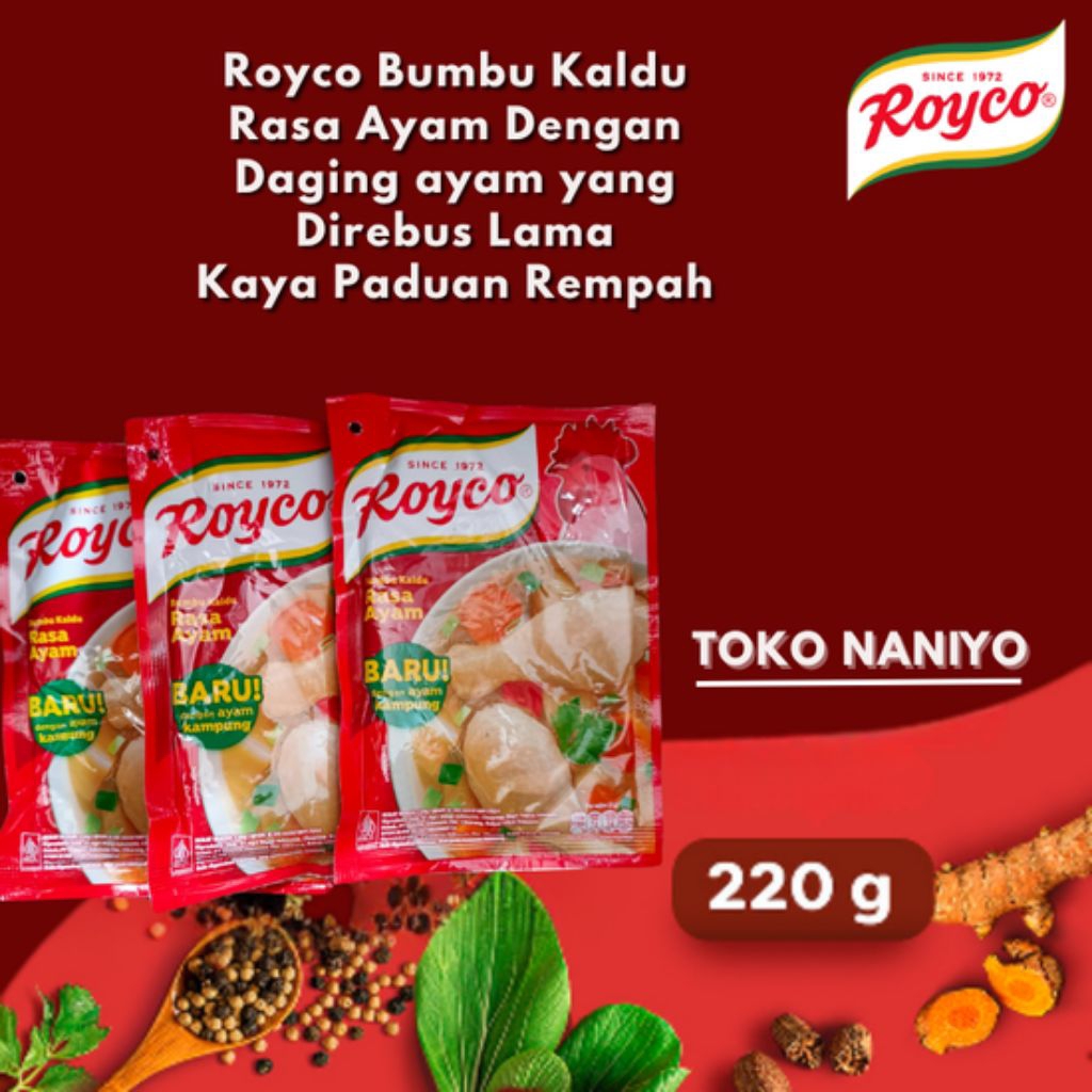 

Royco kaldu rasa ayam 220 gr