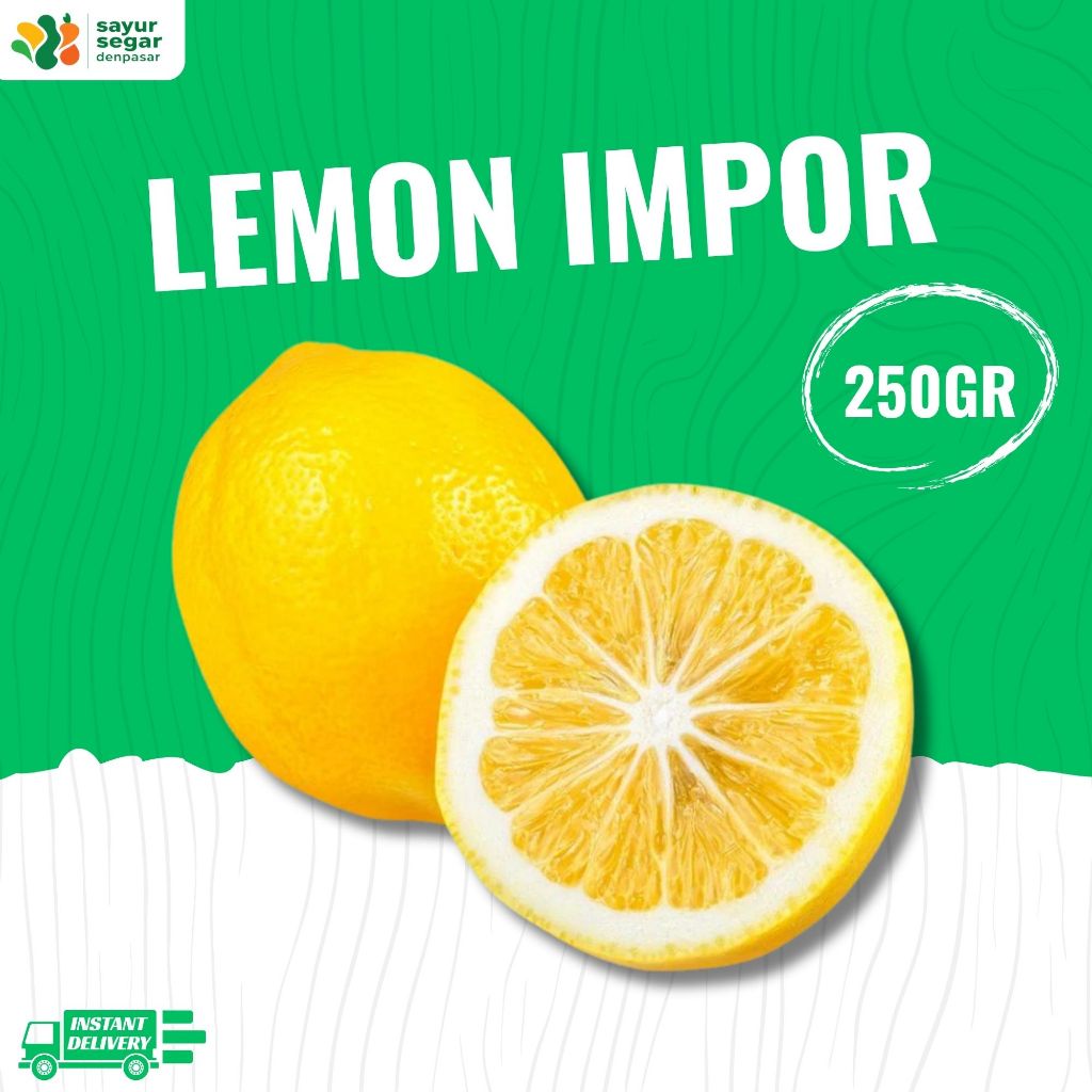 

Buah Lemon Impor 250gr - Sayur Segar Denpasar