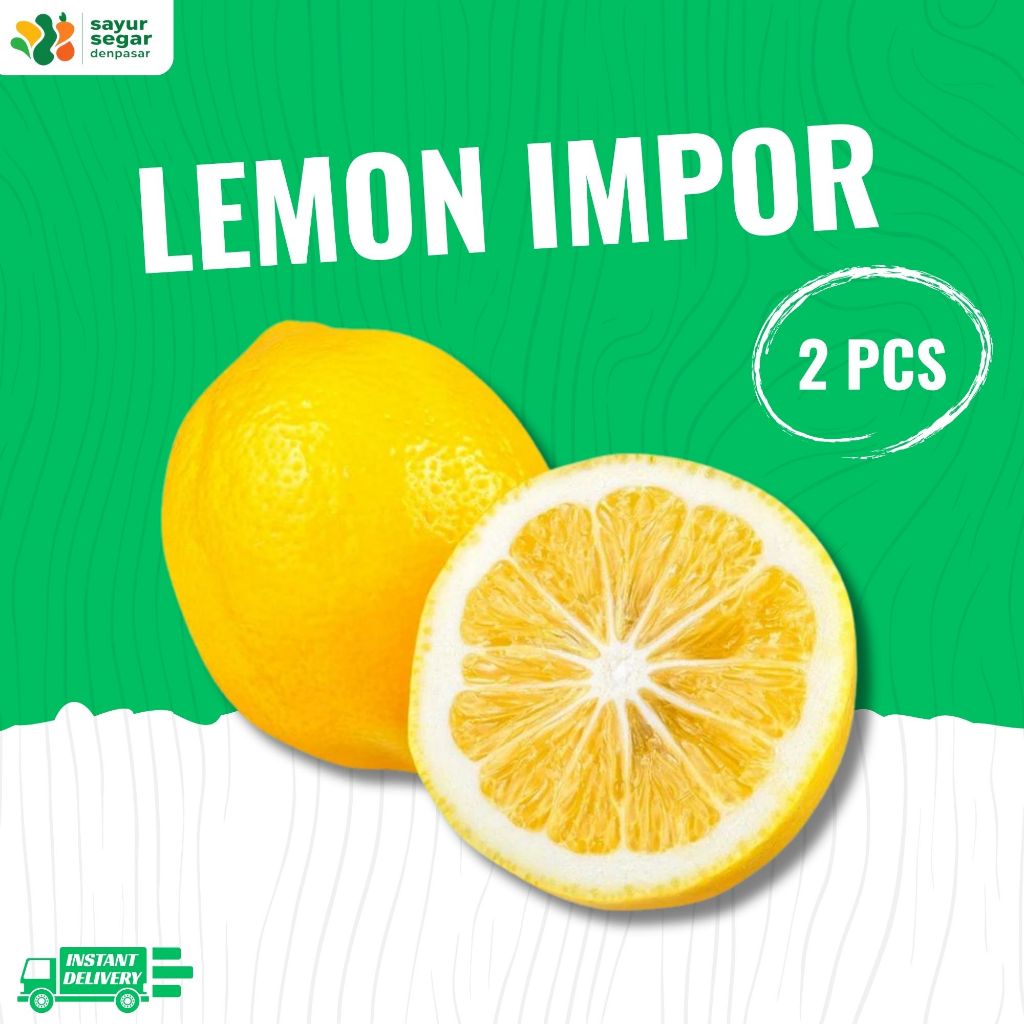 

Buah Lemon Impor 2 pcs - Sayur Segar Denpasar
