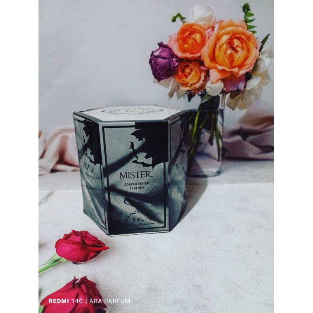 Parfum Roll On Mister Per Box Isi 6 Pcs Kemasan 6Ml Minyak Wangi Tahan Lama Original By. Bin Rohim