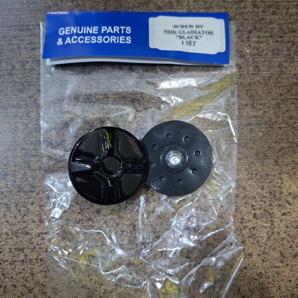 BAUT HELM NHK GLADIATOR ORIGINAL HITAM 1set kiri kanan