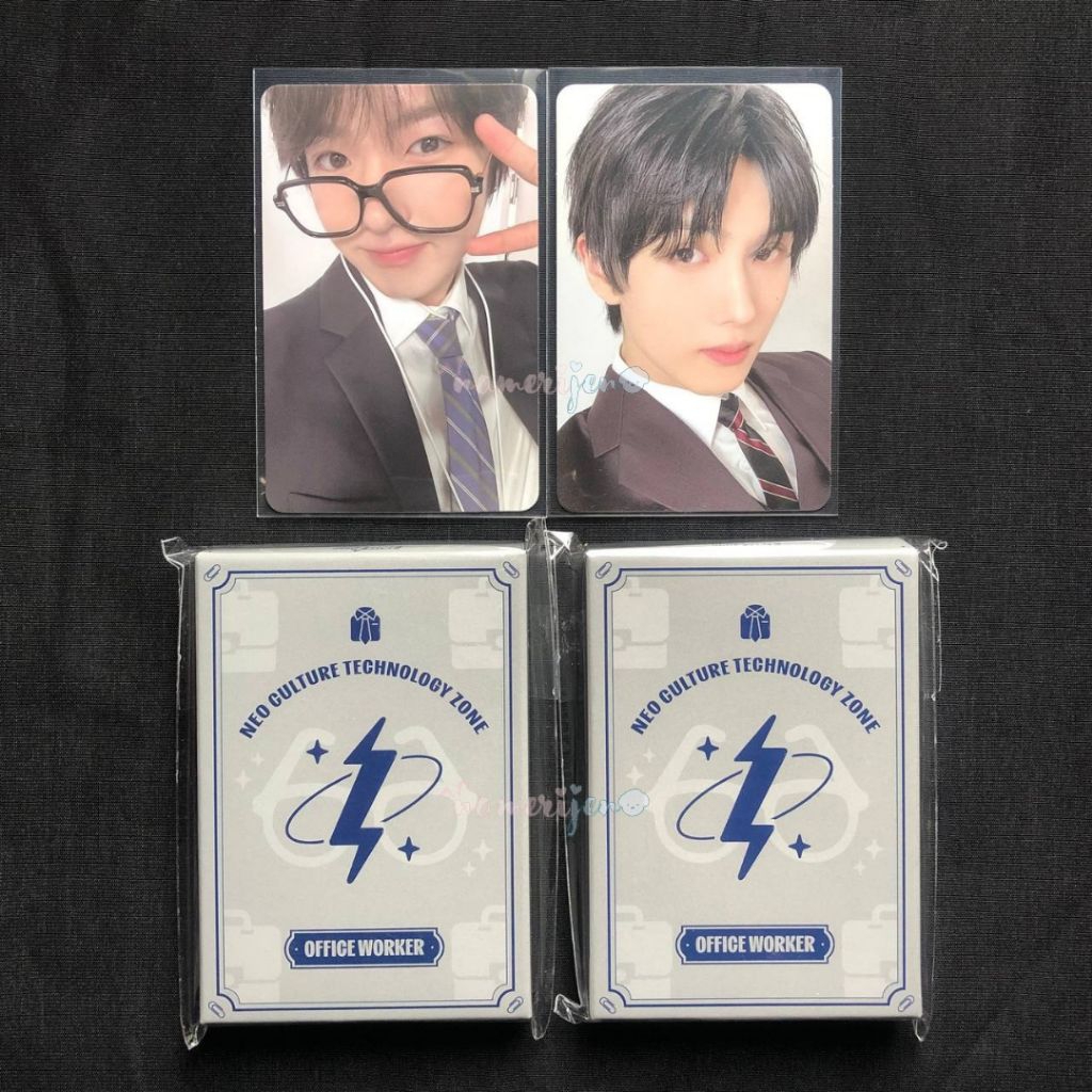 PC SELCA JISUNG SAKUYA NCT ZONE OFFICE WORKER VER SET KONSEP ONLY ALL MEMBER NCTZONE PHOTOCARD OFFIC