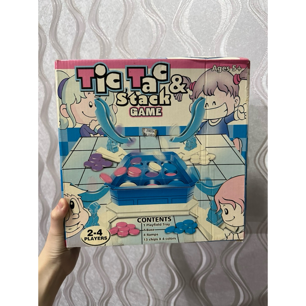 Tic Tac & Stack Game PRELOVED 80% MULUS