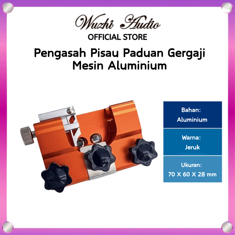 Wuzhi Audio Pengasah Pisau Paduan Gergaji Mesin Aluminium/Alat Pengasah Rantai Gergaji Mesin/Chain