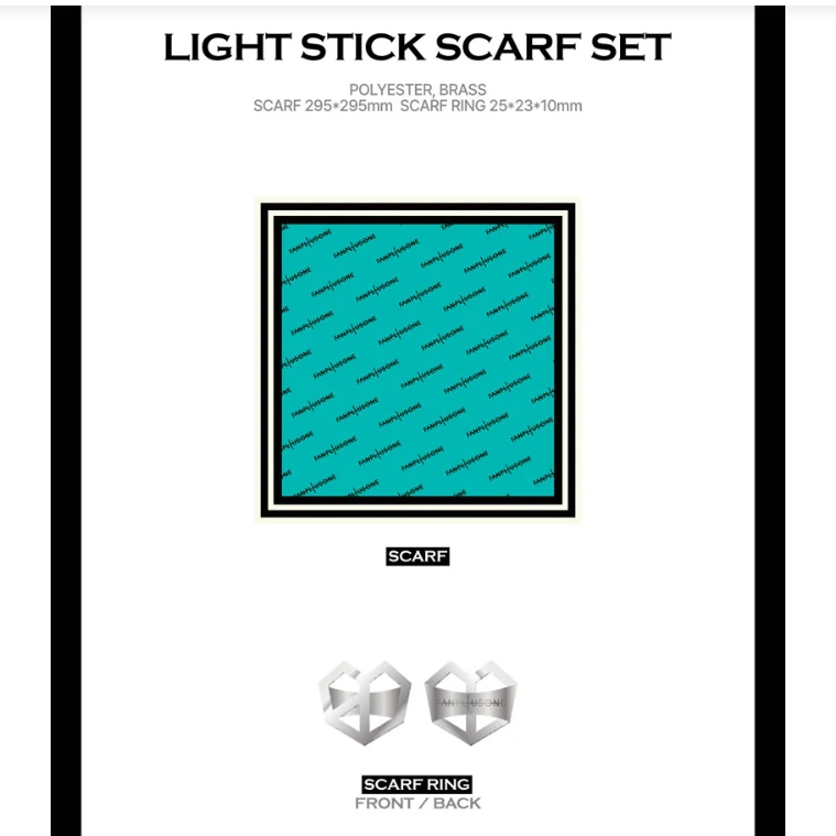 G-DRAGON LIGHTSTICK SCARF SET Übermensch Tour GD