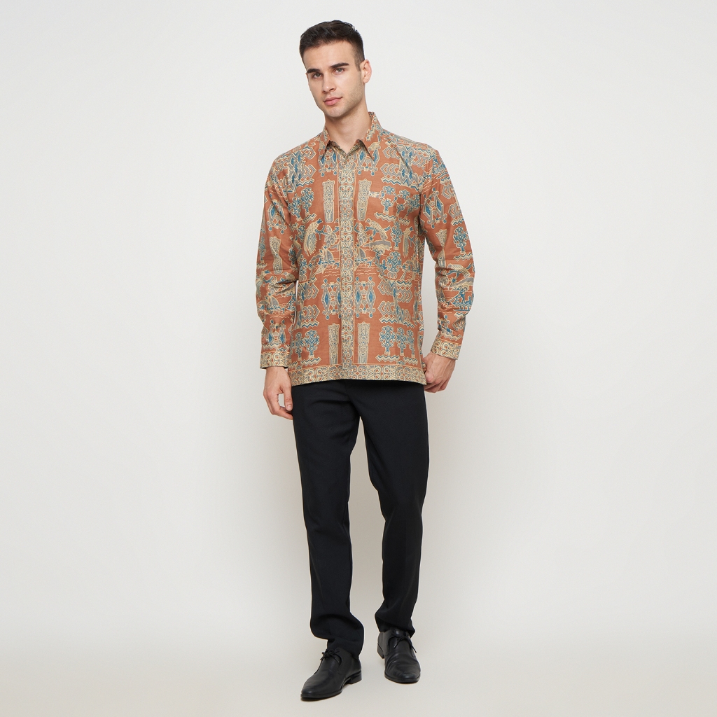 Rizkya Batik Kemeja Batik B Lengan Panjang