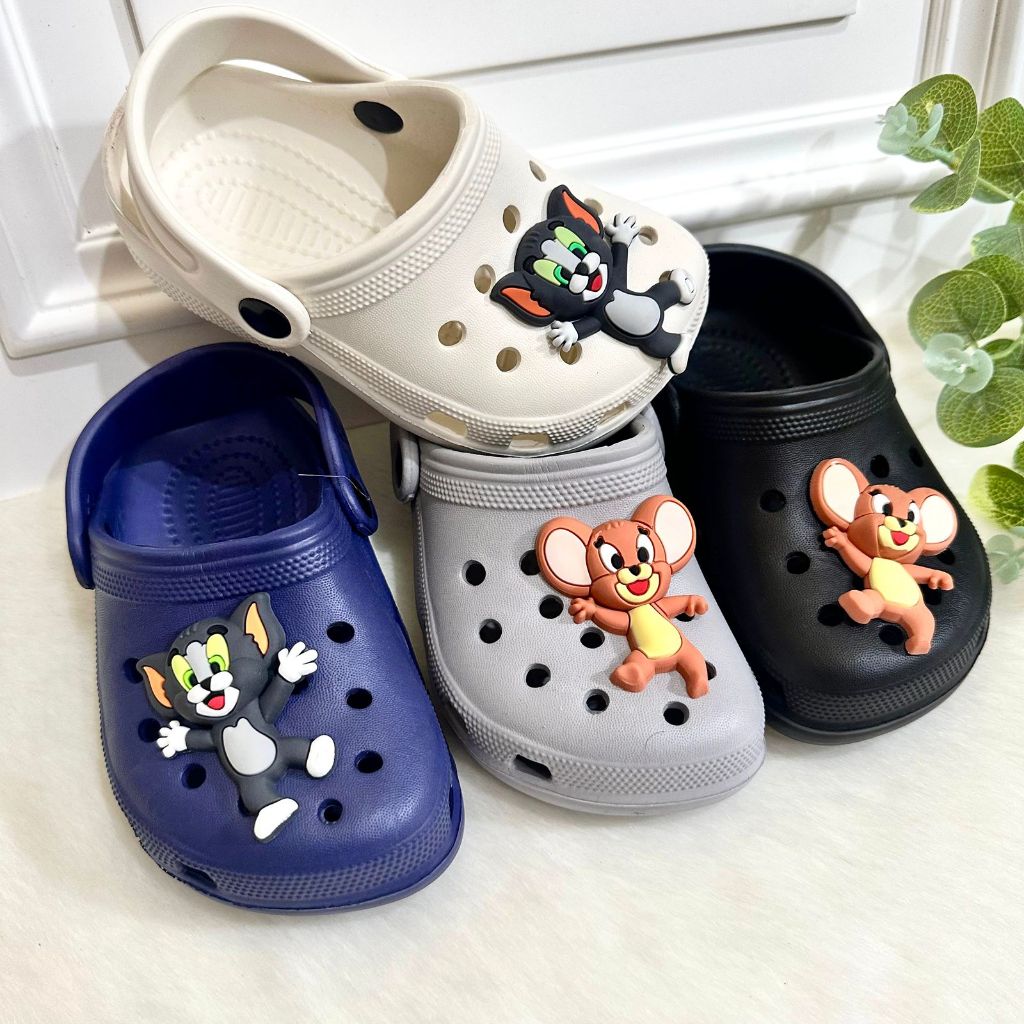 AMARE Sandal Selop Anak Karakter Tom&Jerry Sandal Baim Anti Slip Anti Air Ringan Nyaman S251TJ