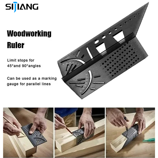 

SIJIANG Penggaris Segitiga Marking Ruler 3D Mitre Angle Speed Square