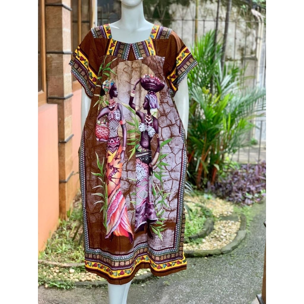 DASTER BATIK ELOK JUMBO LD 140 MOTIF ETNIC