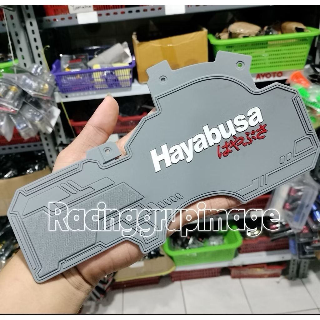 Hayabusa Mudflap Honda Vario 110 Techno Karbu Aksesoris Variasi Penahan Lumpur Grey