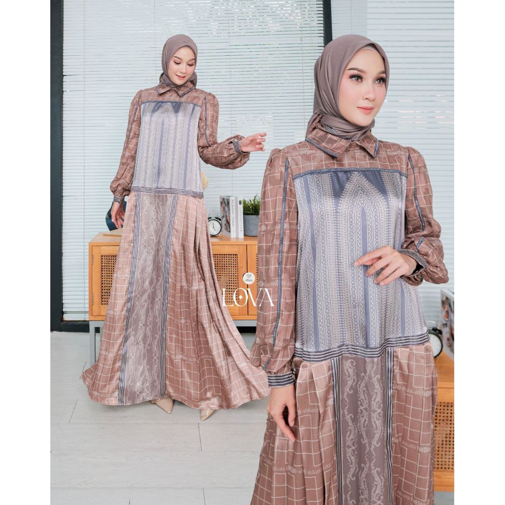 SHKATA/Lova set scarft by Shkata/set premium/set elegant/set mewah