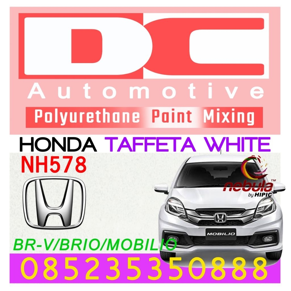 Cat PU Honda Taffeta White NH578
