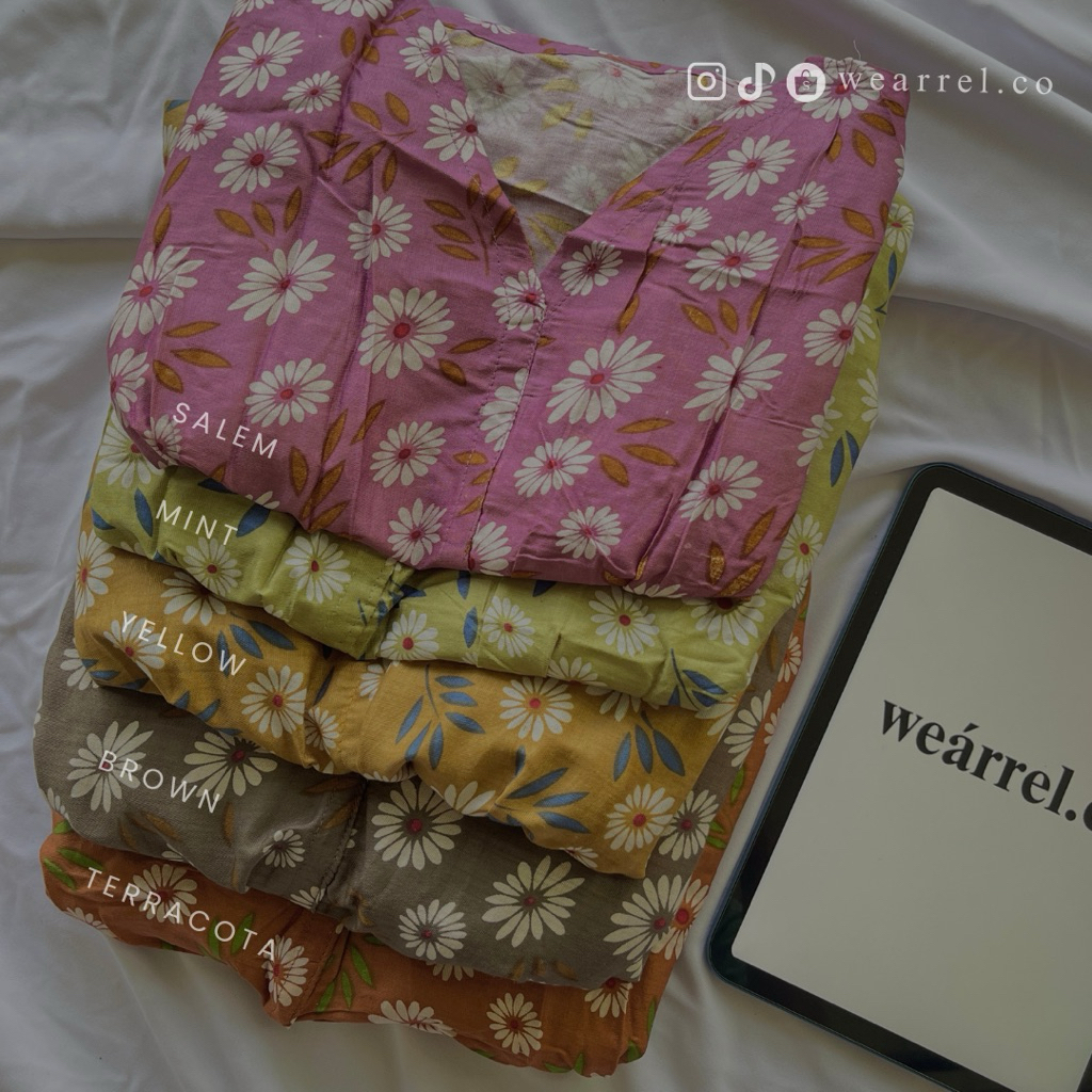 DASTER MANOHARA MOTIF BUNGA DAISY