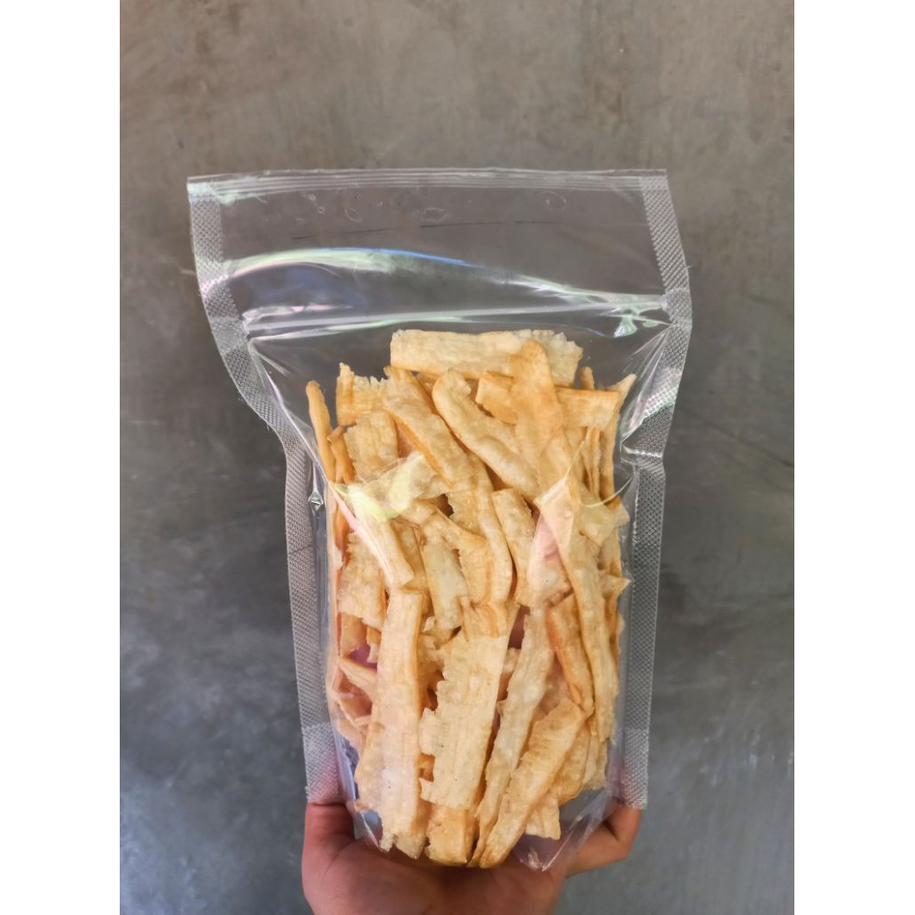 

Manggleng Camilan Gurih Asin Original Renyah 150 gr