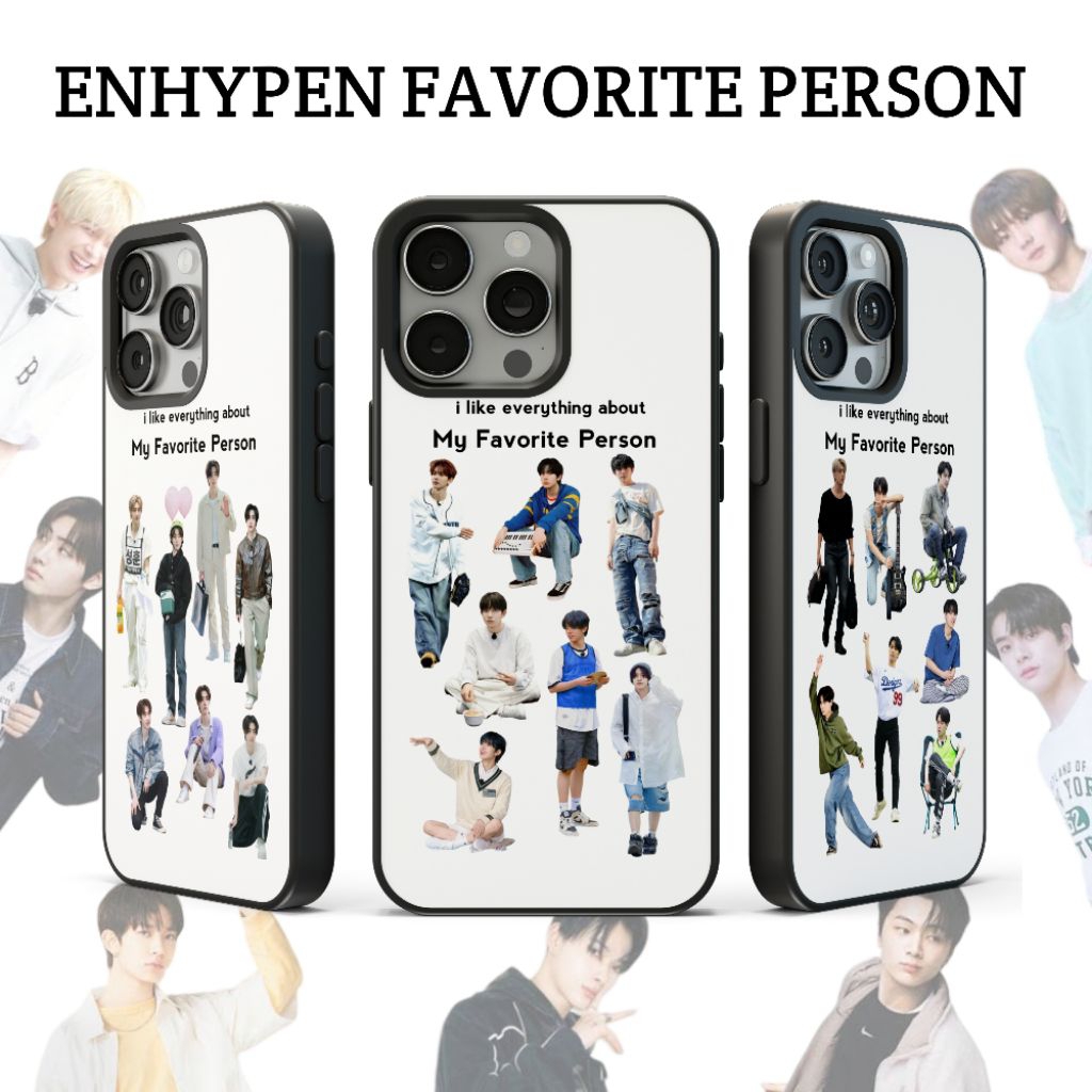 [ENHYPEN FAVORITE PERSON] Premium Case Collection Semua Tipe HP Kualitas Premium
