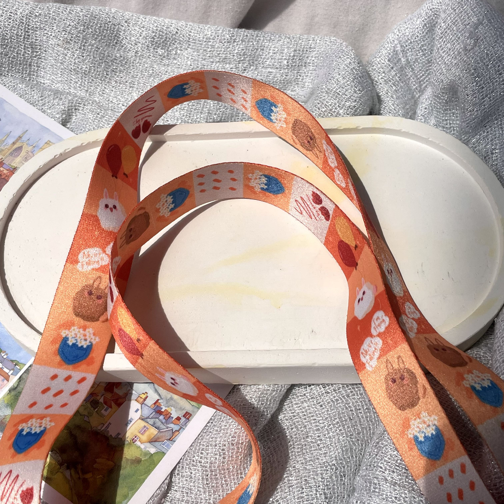 

I'm Flying Lanyard / Tali Pengikat - Orange Version