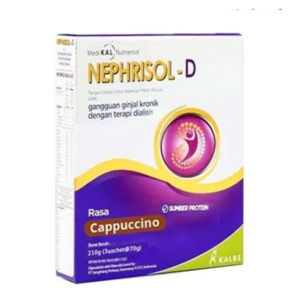 

Nephrisol D 210gr Vanila, Cappucino