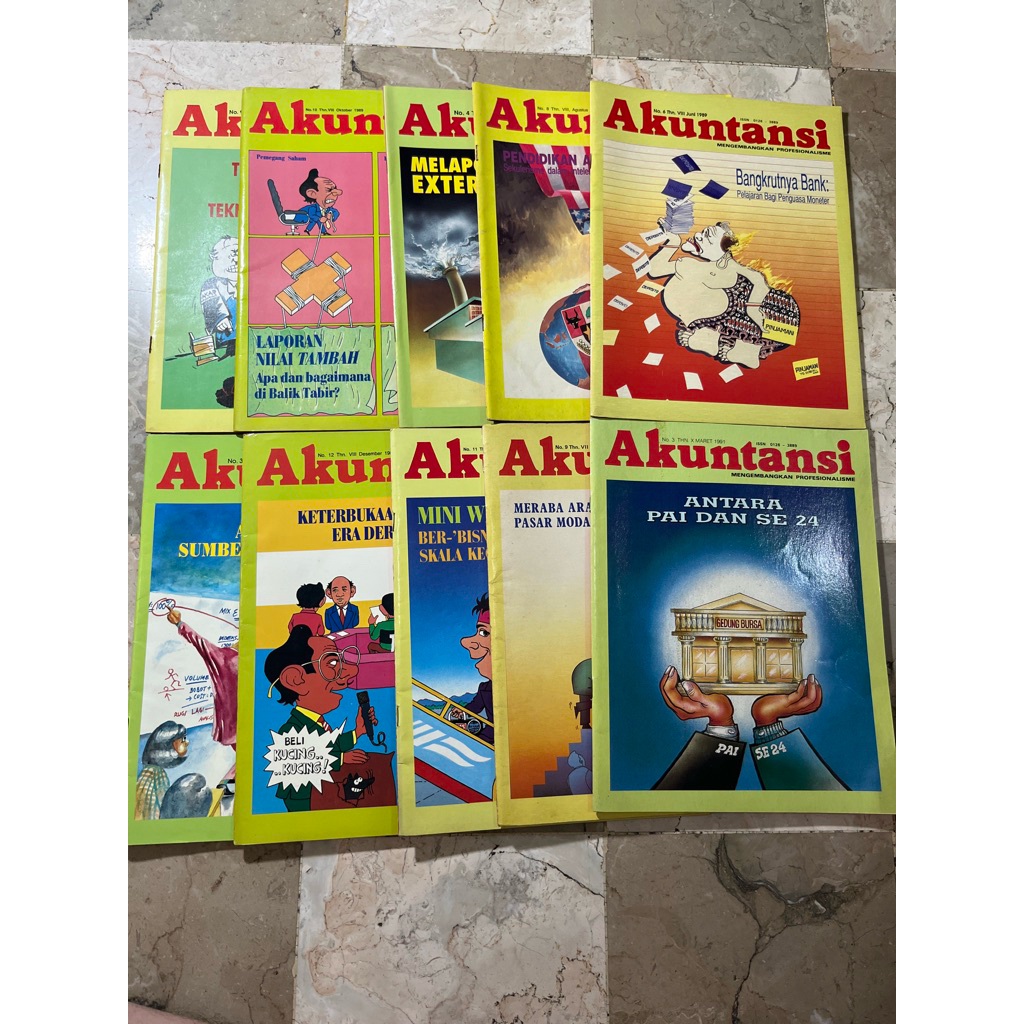 Majalah Tempo Akuntansi Mengembangkan Profesionalisme, 1988, 1989, 1991, 1992