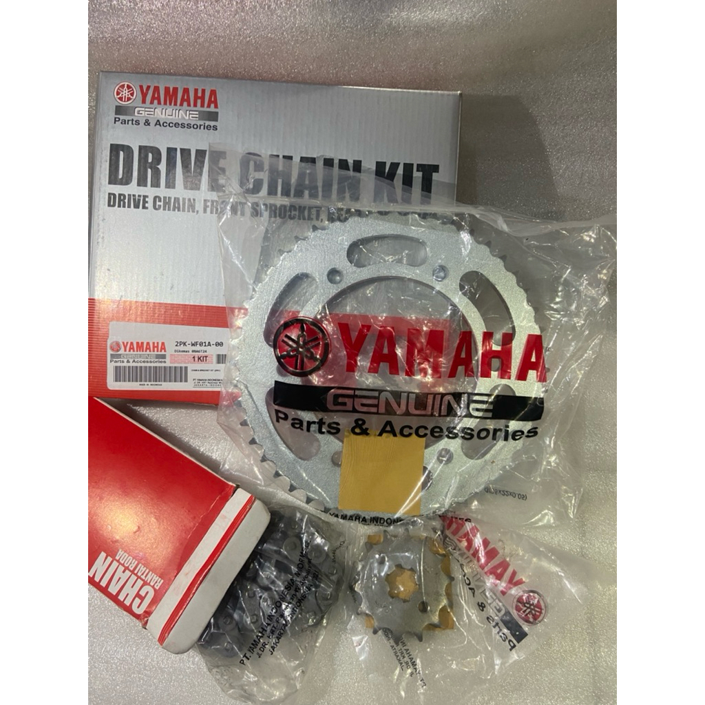 GEAR SET RANTAI ORIGINAL R15 V3 R15 NEW V4 VIXION 150 R2018 MT15 GEAR SET R15