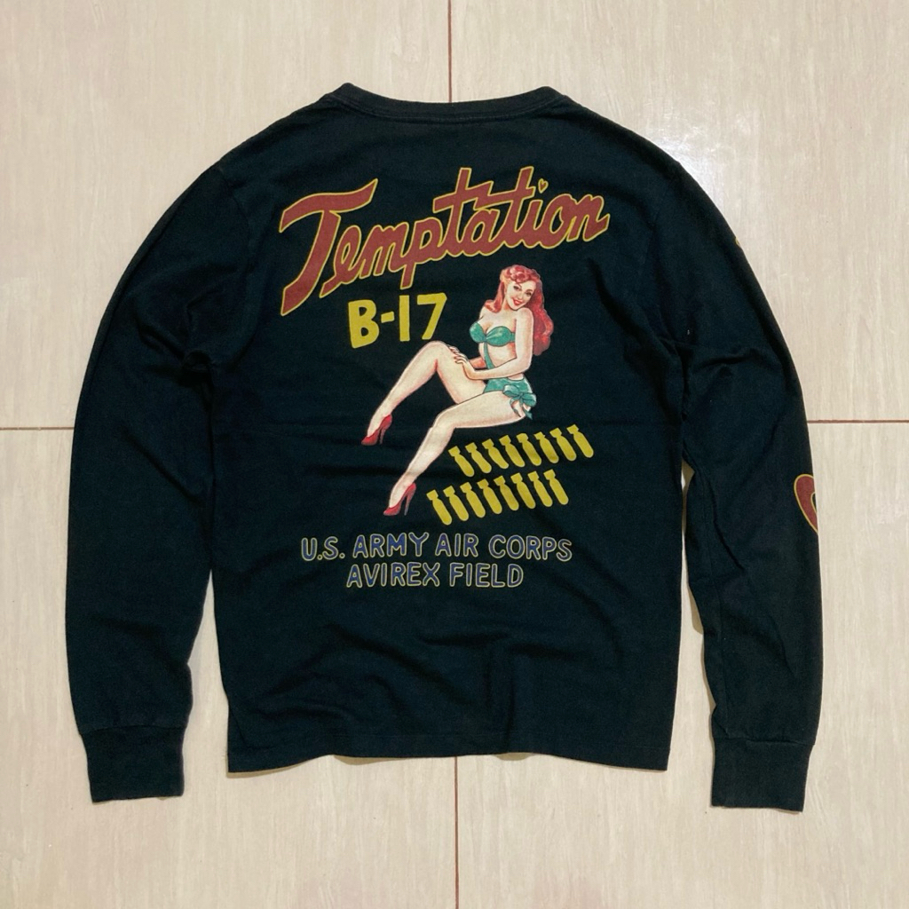 AVIREX SEXY GIRLS TSHIRT JAPAN SECOND