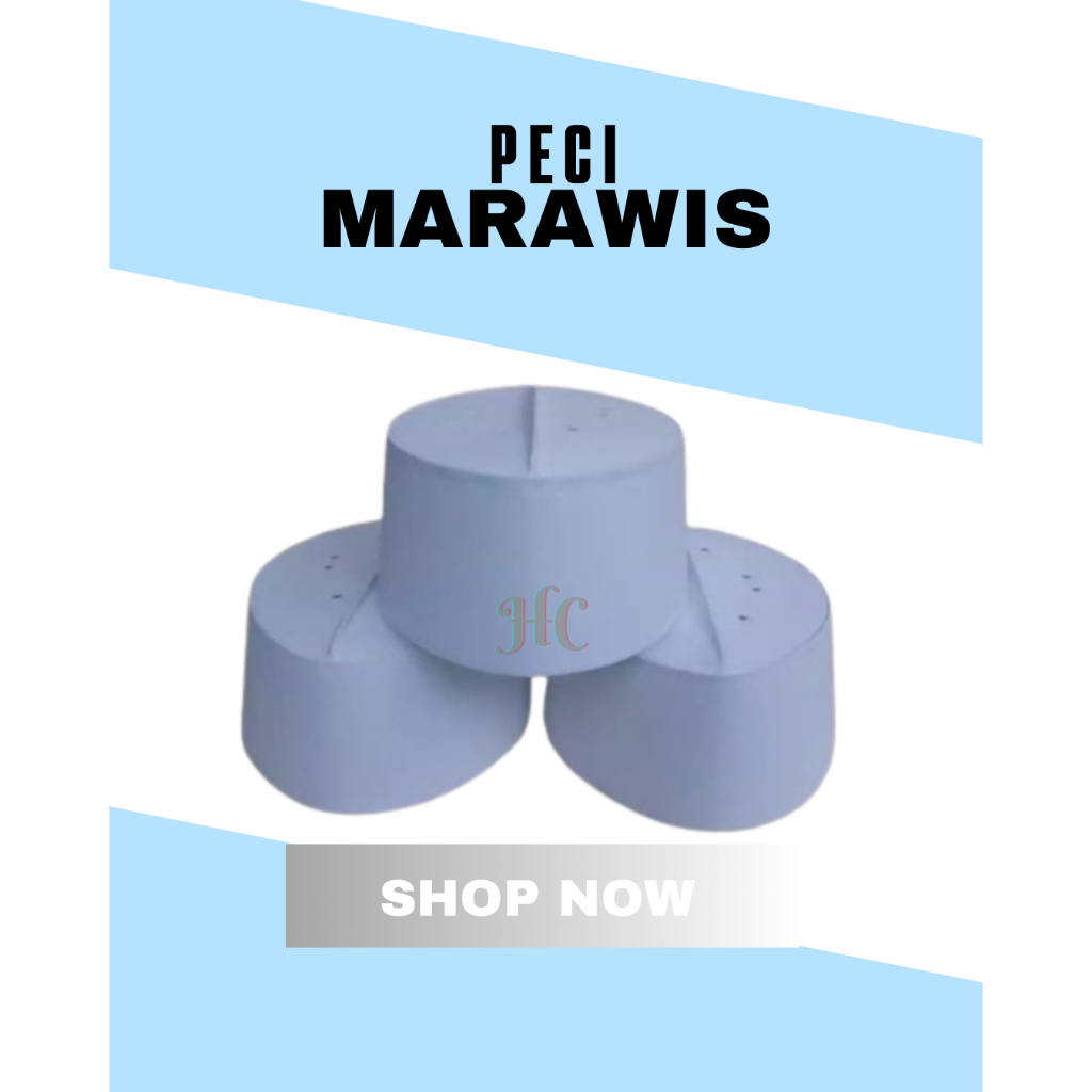 Peci Songkok Putih / Peci Marawis Putih Polos/peci marawis polos/peci haji/peci putih/peci assagofah