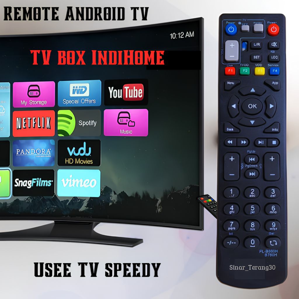 Remot Remote Stb Indihom Android TV B860H B760H ZTE Usee Speedy
