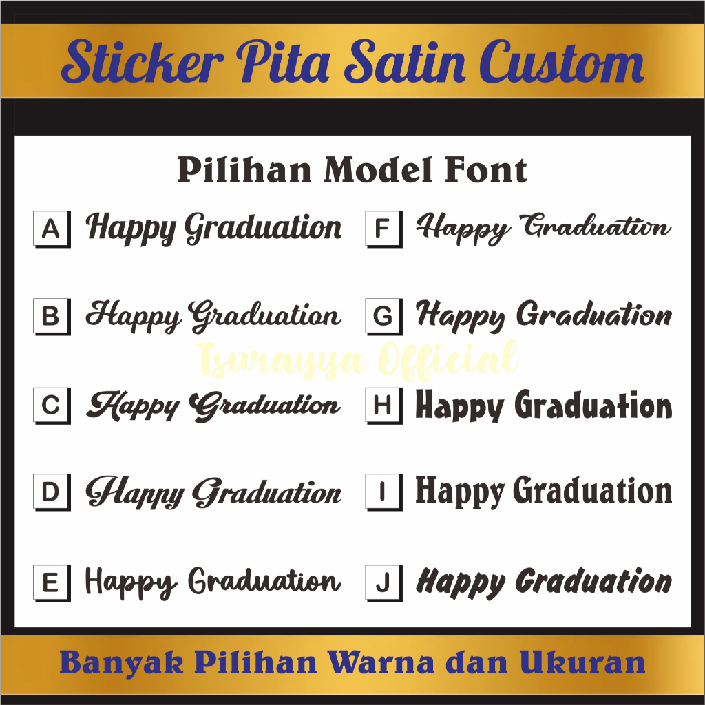 

Stiker Pita Buket Bouquet Happy Graduation / Birthday / Anniversary Custom Cutting Sticker