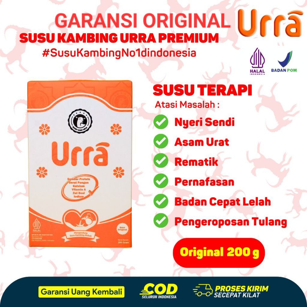 

Susu Urra Original Untuk Penambah Nafsu Makan, Berat Badan Dan Tinggi Anak