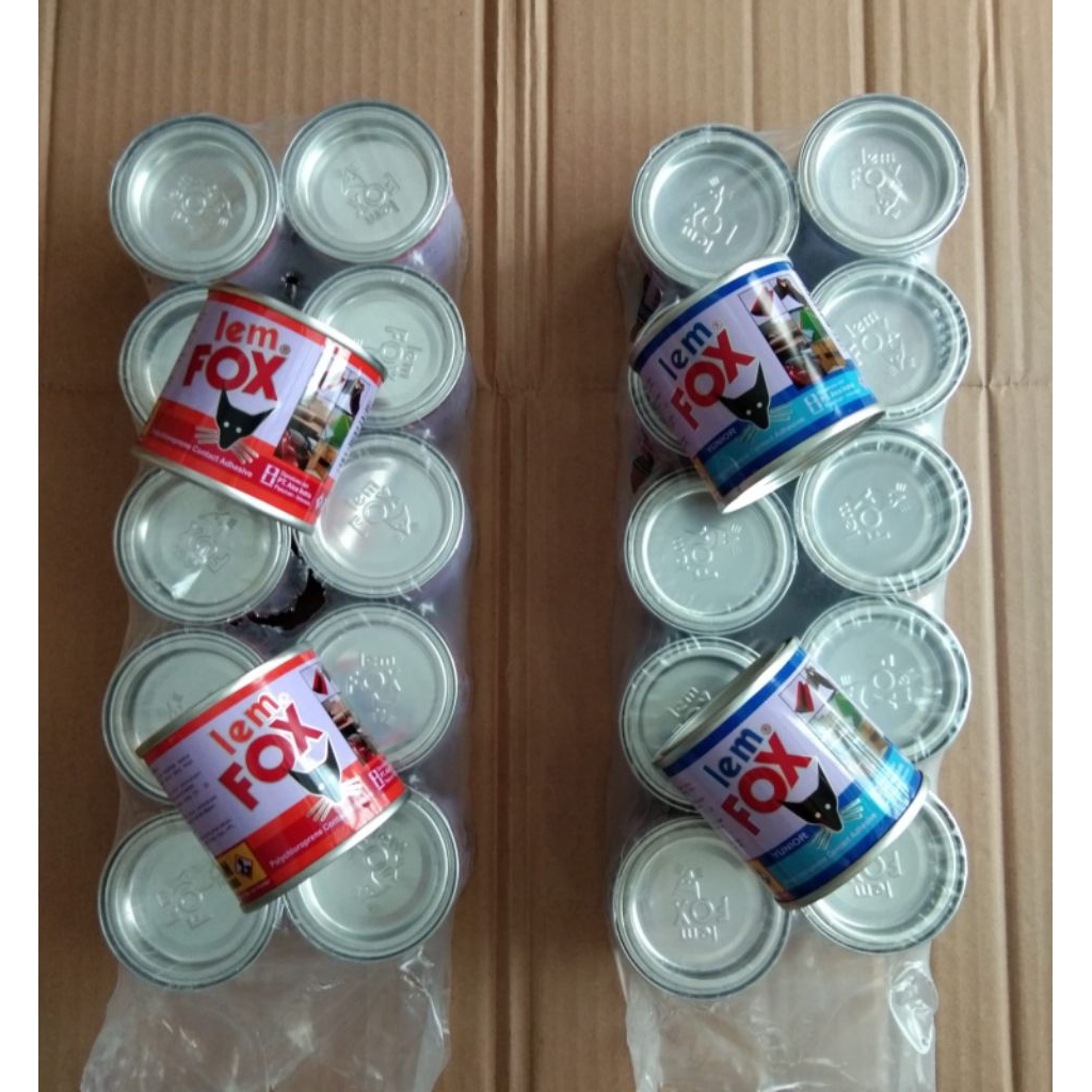 

lem fox kaleng merah dan biru